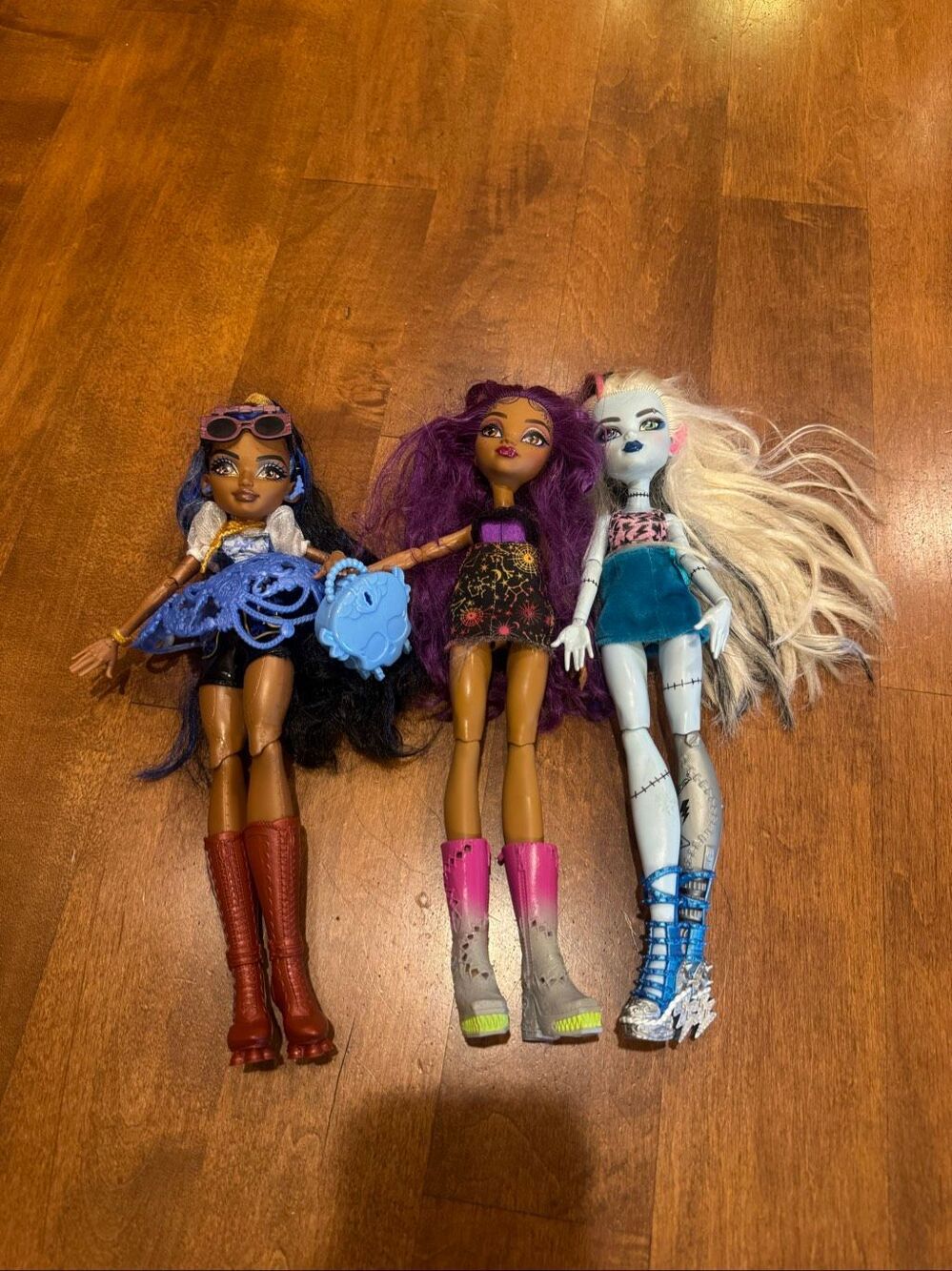 Monster High Doll Lot of 3 Robecca Steam Clawdeen Wolf Frankie Stein 2021